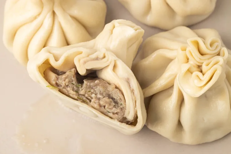 خنكلي باللحم البقري