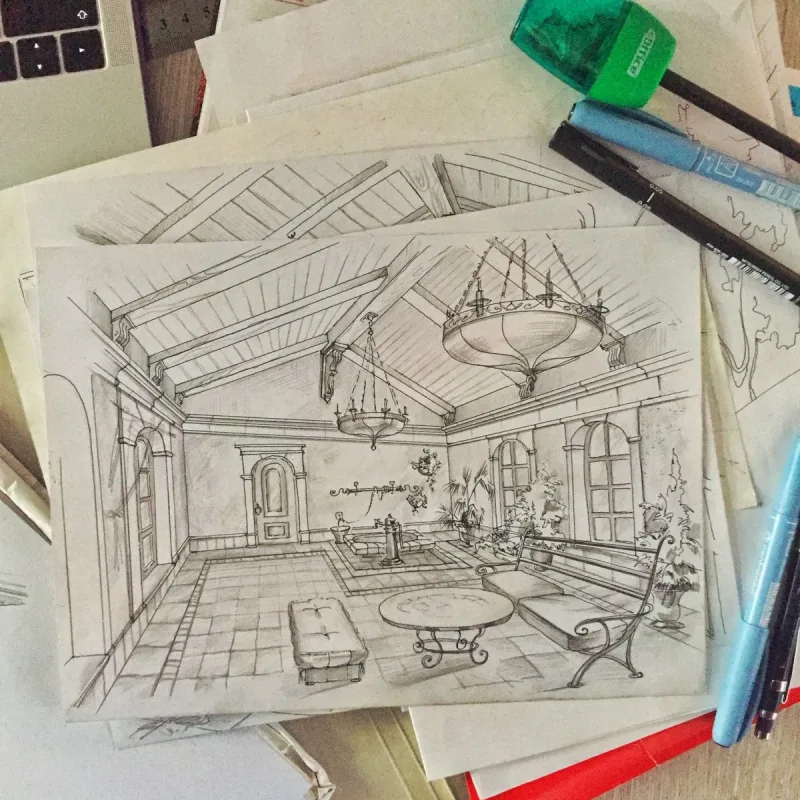 Projet d'aménagement intérieur et de visualisation à Alanya