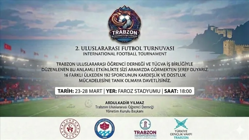 Un tournoi de football sera organisé à Trabzon avec la participation d'étudiants étrangers