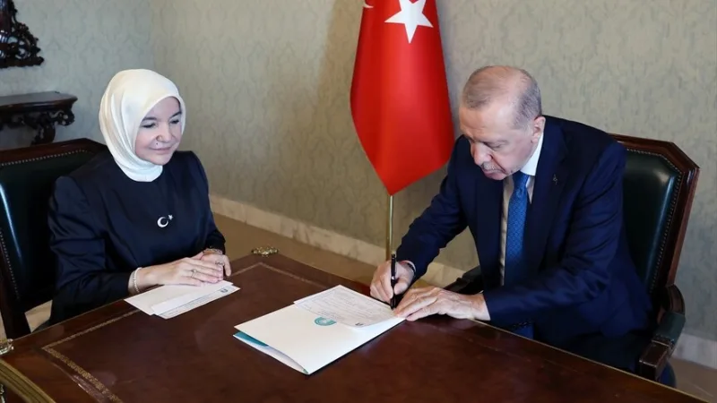 Prezydent Erdoğan przekazał darowiznę na rzecz Darülaceze