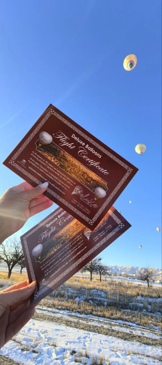 Полет на воздушном шаре в Гёреме с Deluxe Balloons